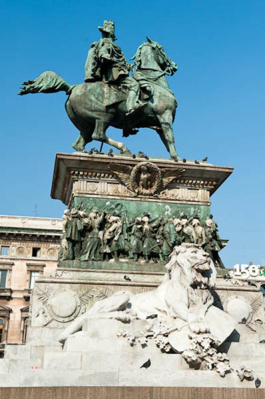 Monumento a Victor Emmanuel II, Milan, Lombardia, ...