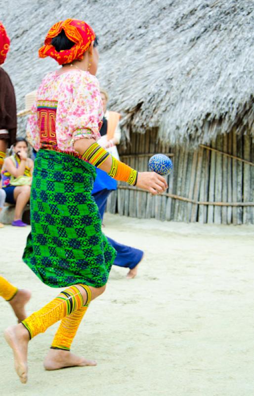 Baile Kuna, Guna Yala, Archipielago de San Blas, E...