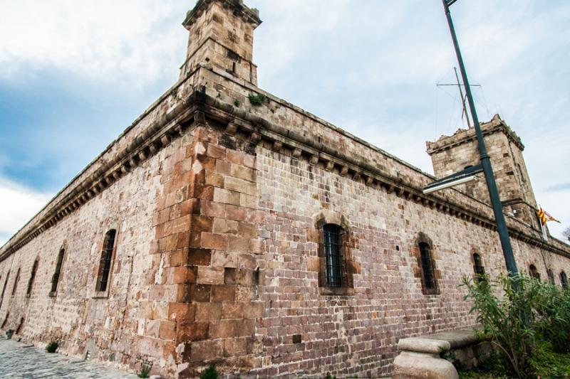 Castillo de Montjuic, Barcelona, Cataluña, Españ...