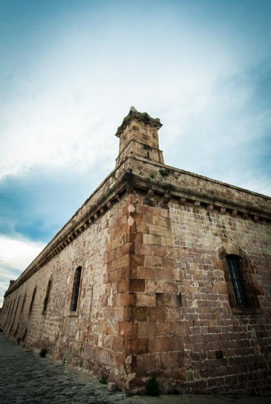 Castillo de Montjuic, Barcelona, Cataluña, Españ...