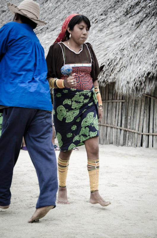 Baile Kuna, Guna Yala, Archipielago de San Blas, E...