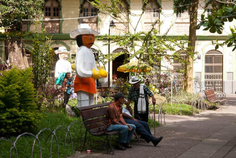 Parque Principal, Montenegro, Quindio, Armenia, Co...