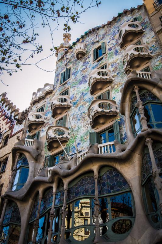 Casa Batllo, Barcelona, Cataluña, España, Europa