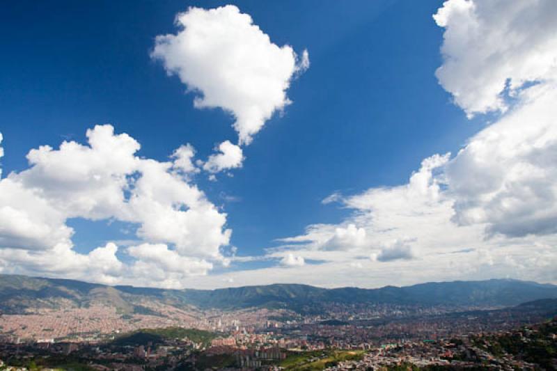 Panoramica de la Ciudad de Medellin, Antioquia, Co...