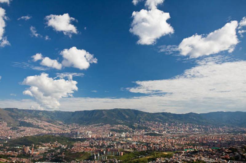 Panoramica de la Ciudad de Medellin, Antioquia, Co...