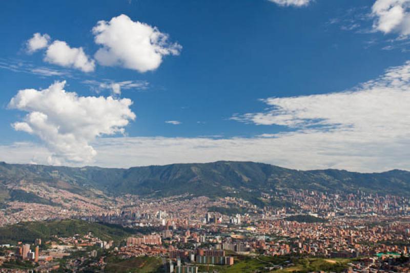 Panoramica de la Ciudad de Medellin, Antioquia, Co...