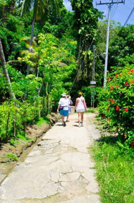 Turistas Caminando, Serrania del Darien, Sapzurro,...