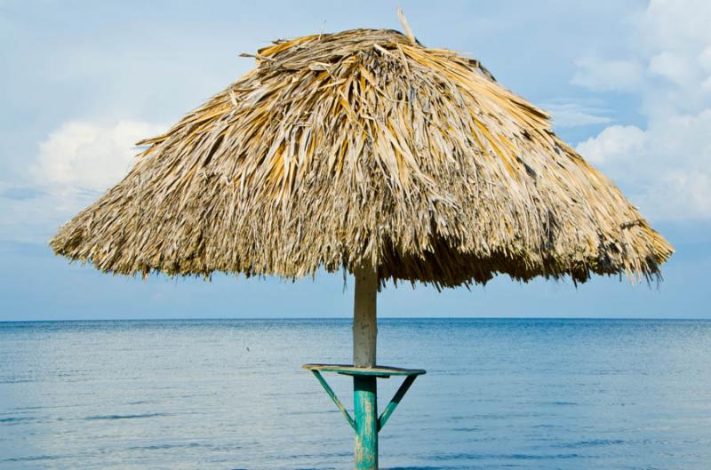 Parasol en la Playa, Bahia de Cispata, San Antero,...