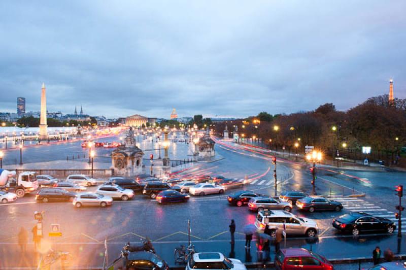 Plaza de la Concordia, Paris, Francia, Europa Occi...