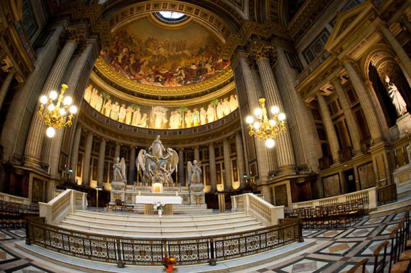 Iglesia de la Madeleine, Paris, Francia, Europa Oc...