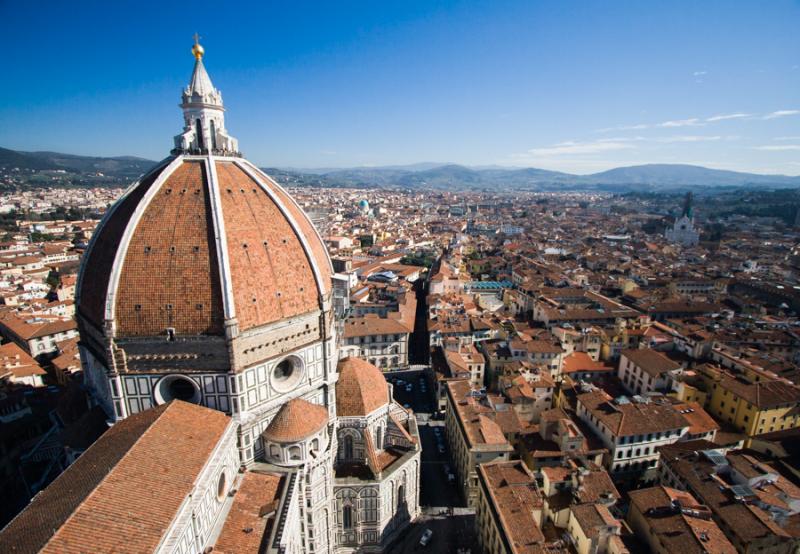Panoramica de la Ciudad de Florencia, Toscana, Ita...