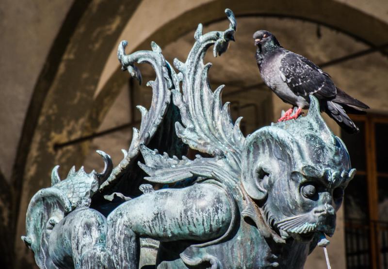 Fuente de Florencia, Toscana, Italia, Europa Occid...