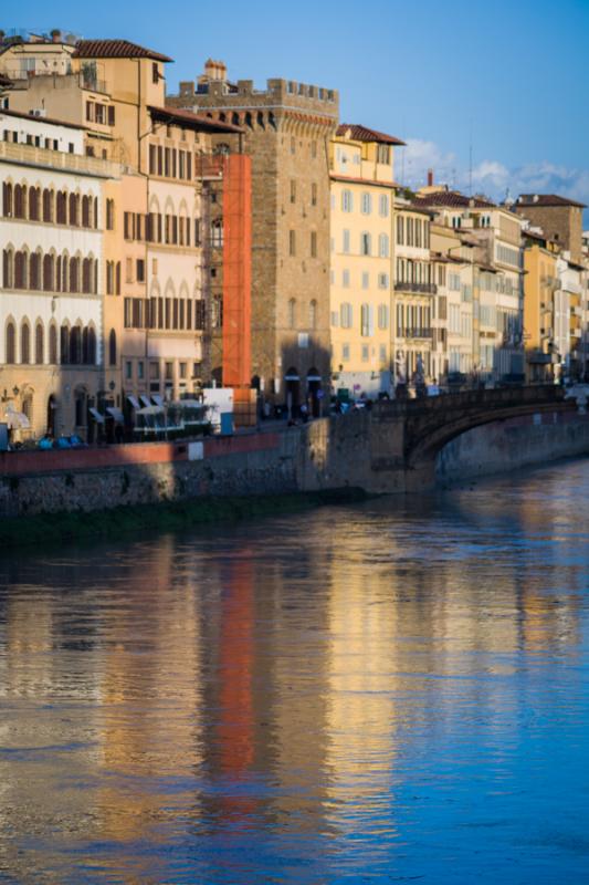 Rio Arno, Florencia, Toscana, Italia, Europa Occid...