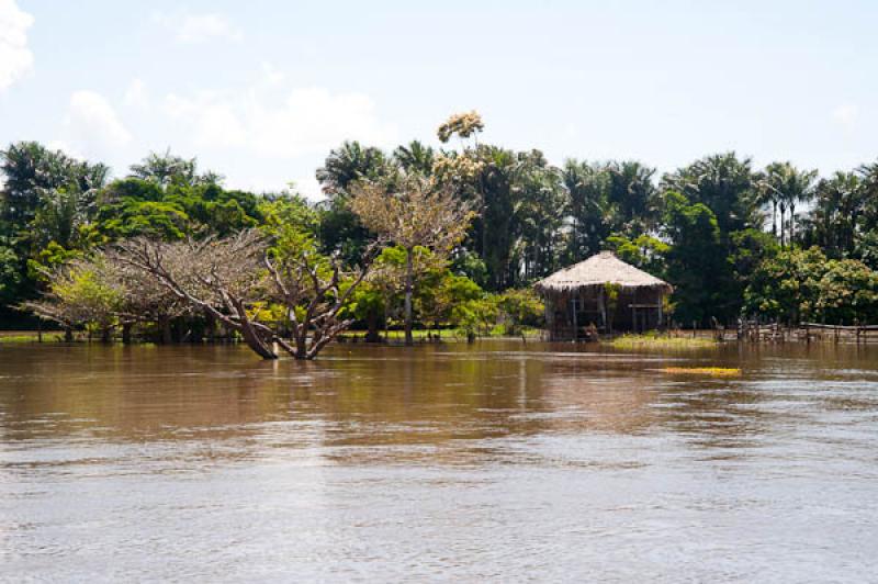 Vivienda Tradicional, Lago de Maica, Santarem, Par...