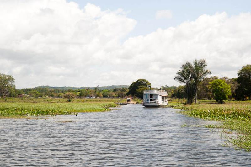 Viaje en Barco, Lago de Maica, Santarem, Para, Bra...