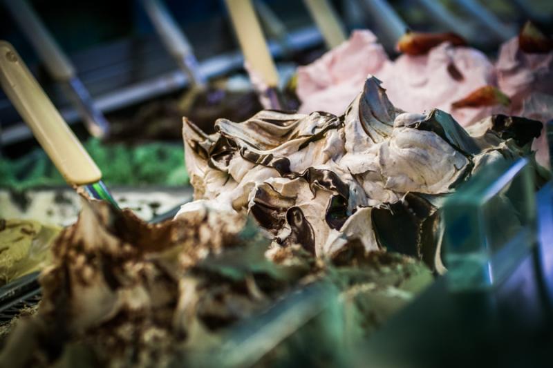 Helados Tradicionale de Florencia, Toscana, Italia...