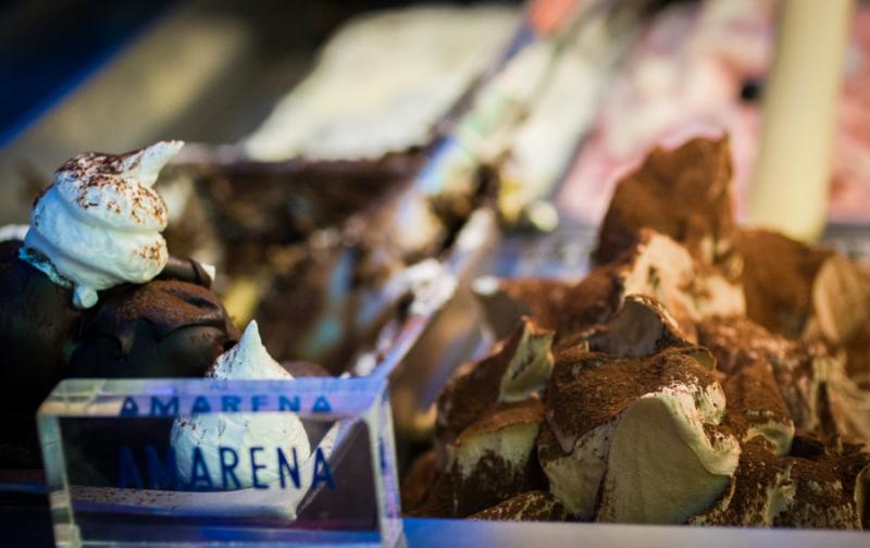 Helados Tradicionale de Florencia, Toscana, Italia...