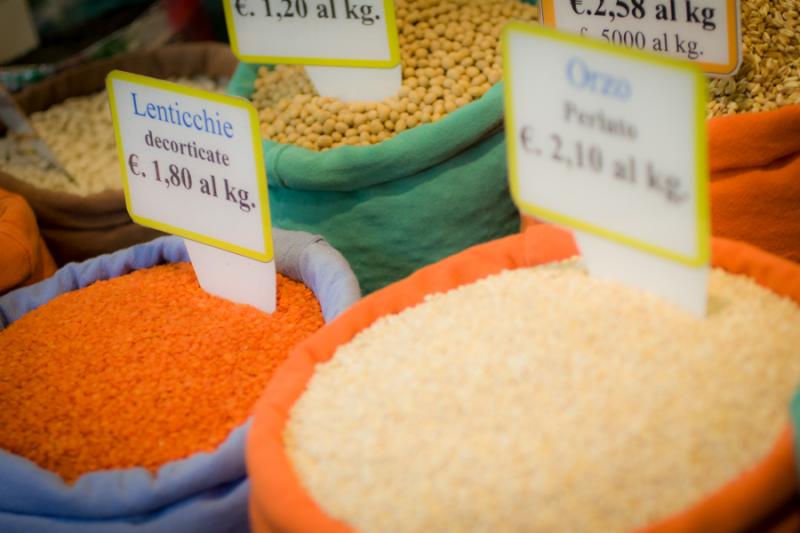 Mercado de Sant`Ambrogio, Florencia, Toscana, Ital...