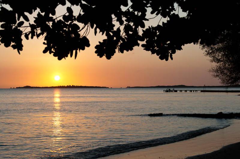 Ocaso en la Playa, San Onofre, Sucre, Sincelejo, C...