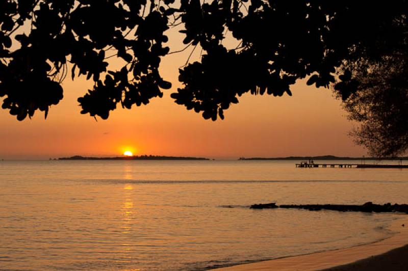 Ocaso en la Playa, San Onofre, Sucre, Sincelejo, C...