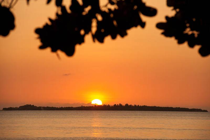 Ocaso en la Playa, San Onofre, Sucre, Sincelejo, C...