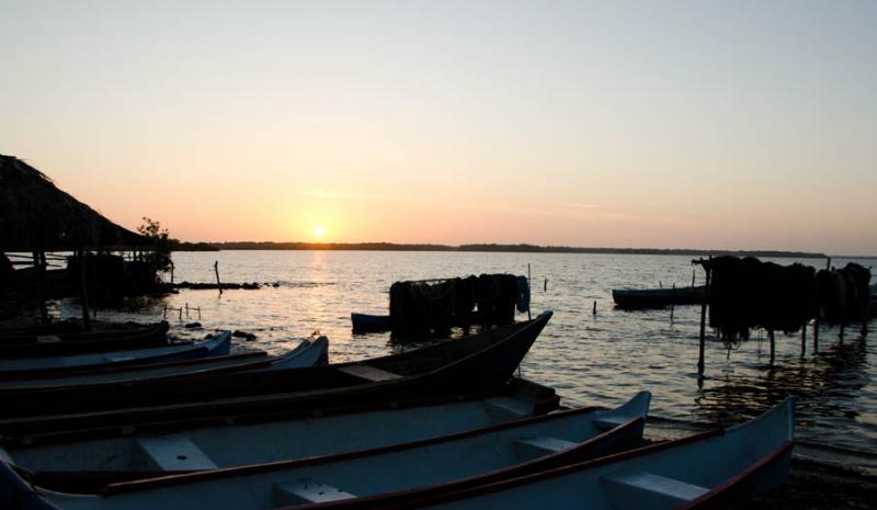 Atardece en Bahia de Cispata, San Antero, Cordoba,...