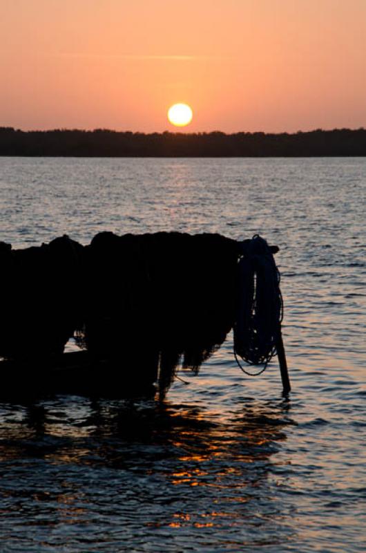 Atardece en Bahia de Cispata, San Antero, Cordoba,...