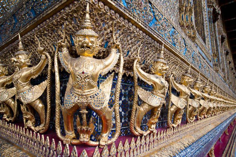 Garudas, Templo del Buda de Esmeralda, Bangkok, Ta...