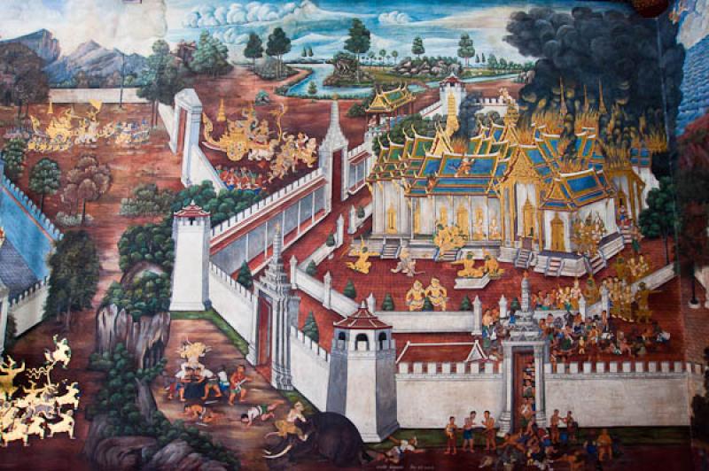 Galeria de Ramakien, Templo del Buda de Esmeralda,...