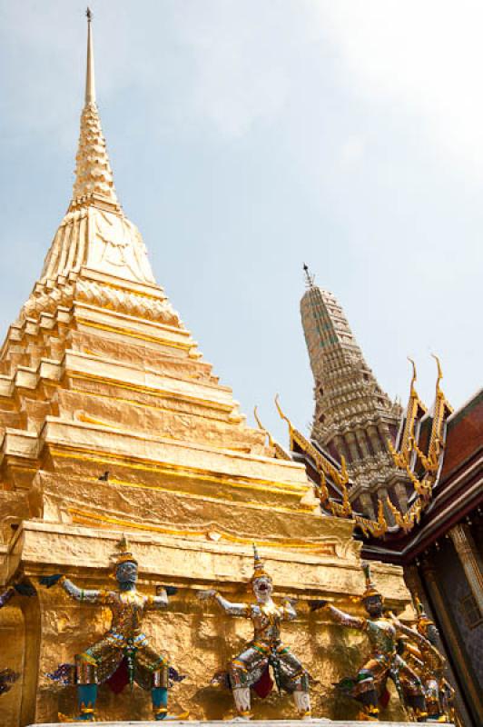 Gigante de Ramakien, Templo del Buda de Esmeralda,...