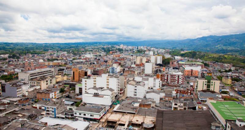 Panoramica de la Ciudad de Armenia, Quindio, Colom...