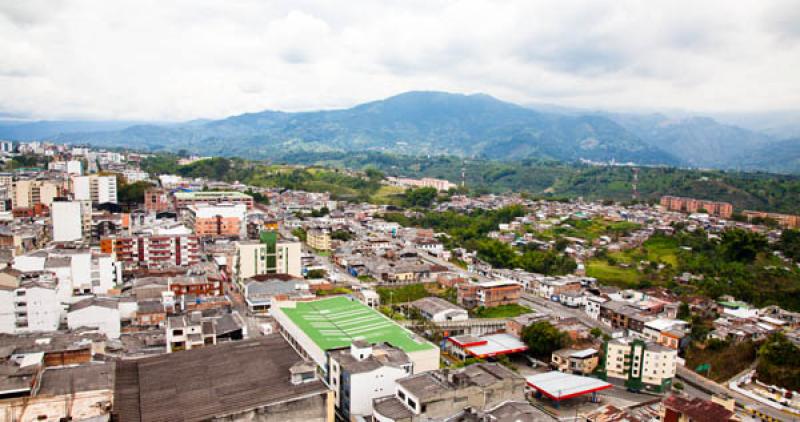 Panoramica de la Ciudad de Armenia, Quindio, Colom...