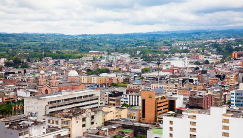 Panoramica de la Ciudad de Armenia, Quindio, Colom...