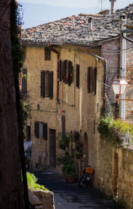 Calle de Siena,Toscana, Florencia, Italia, Europa ...