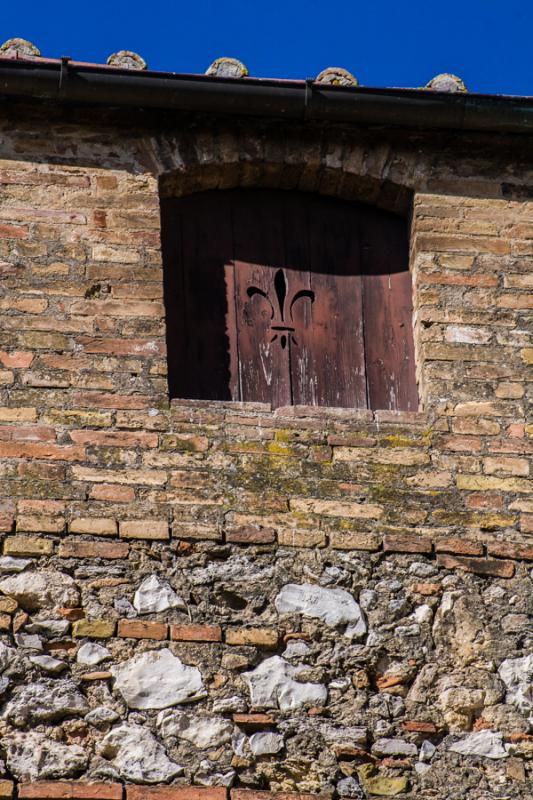 Ventana de una Vivienda,Toscana, Florencia, Italia...