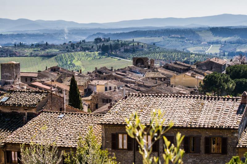 Viviendas Tradicionales de Arezzo, Toscana, Floren...