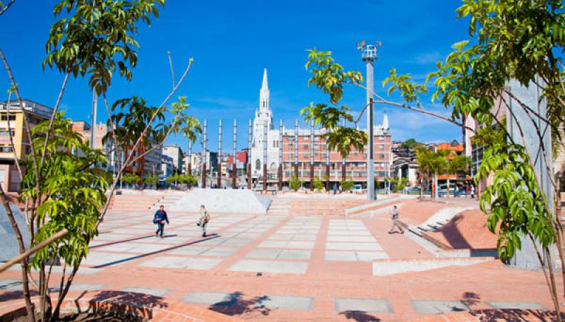 Plaza Alfonso Lopez Pumarejo, Manizales, Caldas, C...