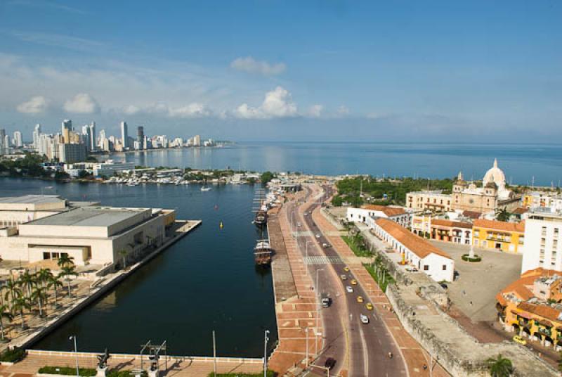 Panoramica de Cartagena, Bolivar, Colombia