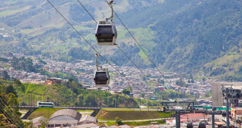 Cable Aereo de Manizales, Manizales, Caldas, Colom...