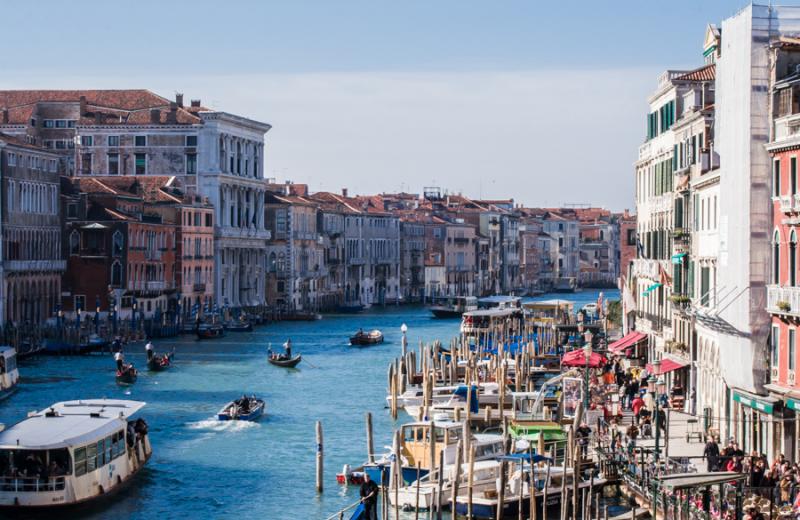 Gran Canal, Venecia, Veneto, Italia, Europa Occide...