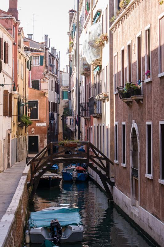 Canal Interno de Venecia, Veneto, Italia, Europa O...