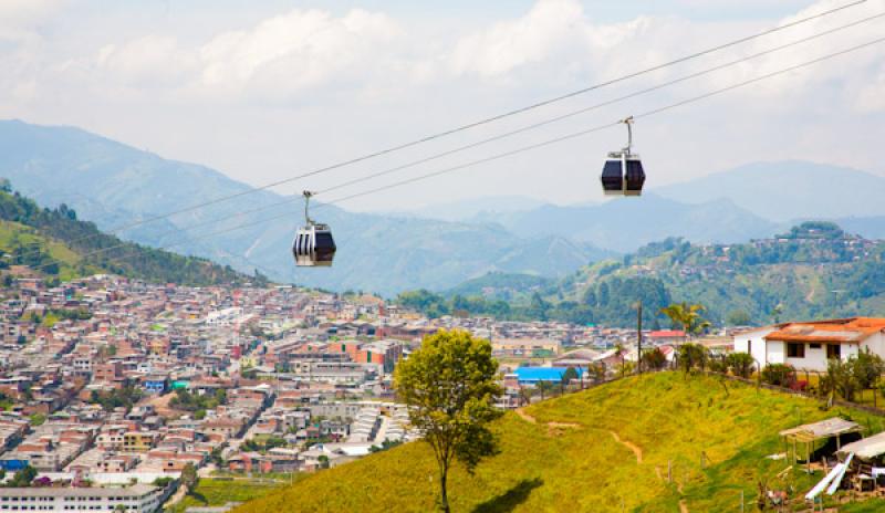 Cable Aereo de Manizales, Manizales, Caldas, Colom...