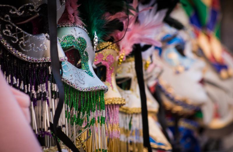 Tipicas Mascaras del Carnaval Veneciano, Venecia, ...