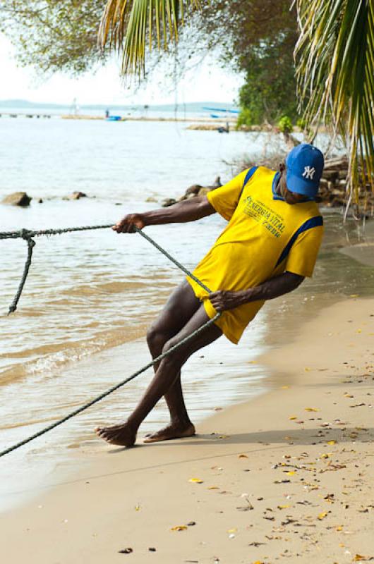 Pescador en San Onofre, Sucre, Sincelejo, Colombia