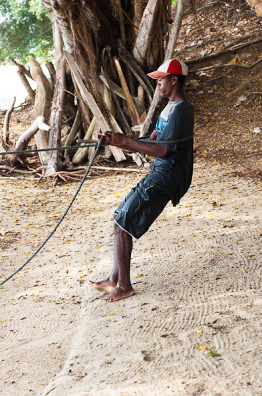 Pescador en San Onofre, Sucre, Sincelejo, Colombia