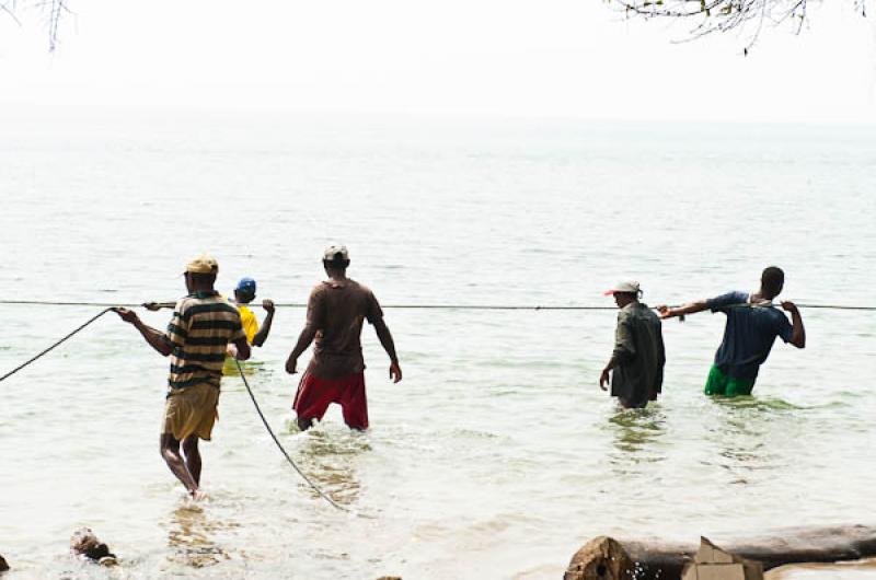 Pescadores en San Onofre, Sucre, Sincelejo, Colomb...