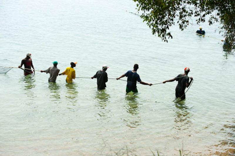 Pescadores en San Onofre, Sucre, Sincelejo, Colomb...