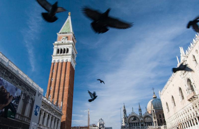 Plaza de San Marcos, Venecia, Veneto, Italia, Euro...