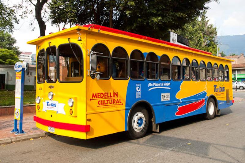 Turibus, El Poblado, Medellin, Antioquia, Colombia