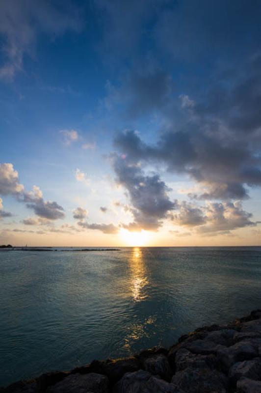 Palm Beach, Oranjestad, Aruba, Antillas Menores, A...